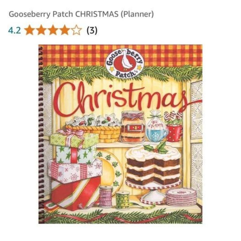 Gooseberry Patch Vintage 2007 CHRISTMAS Planner NEVER USED